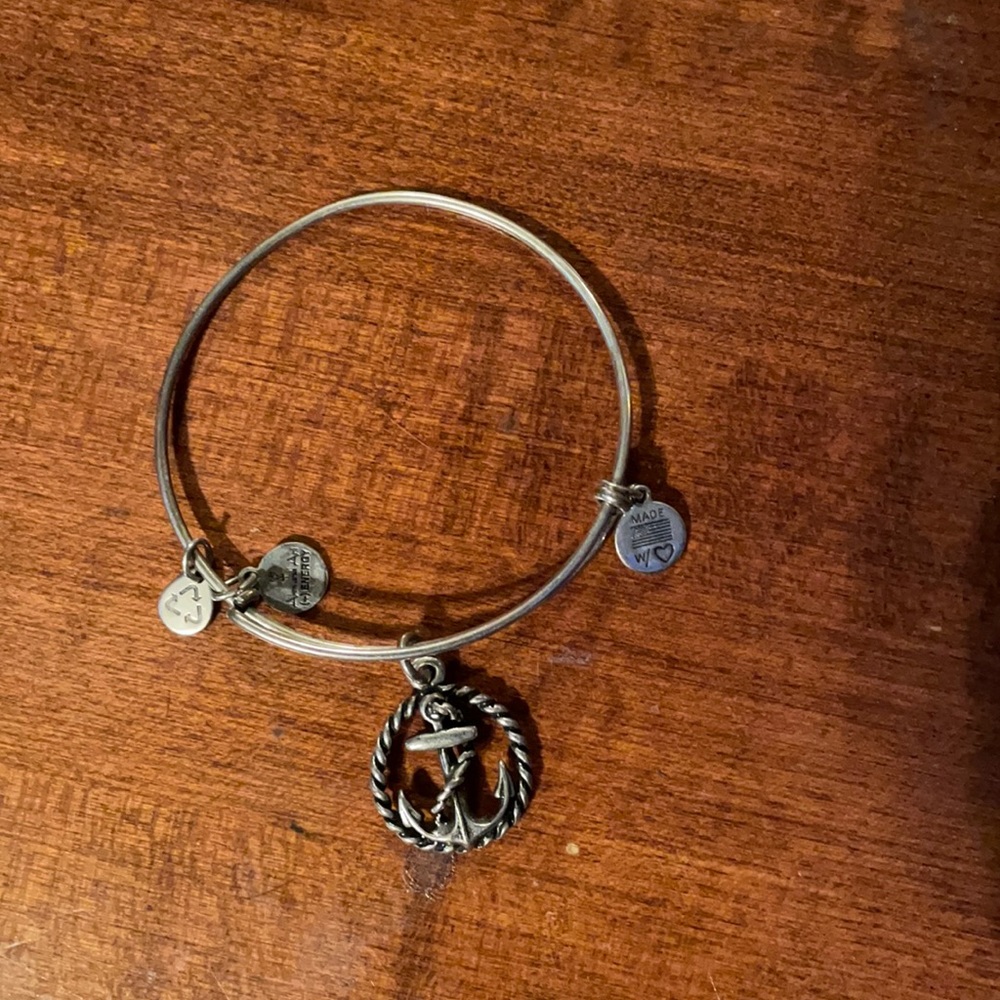 Alex and ani anchor bangle bracelet